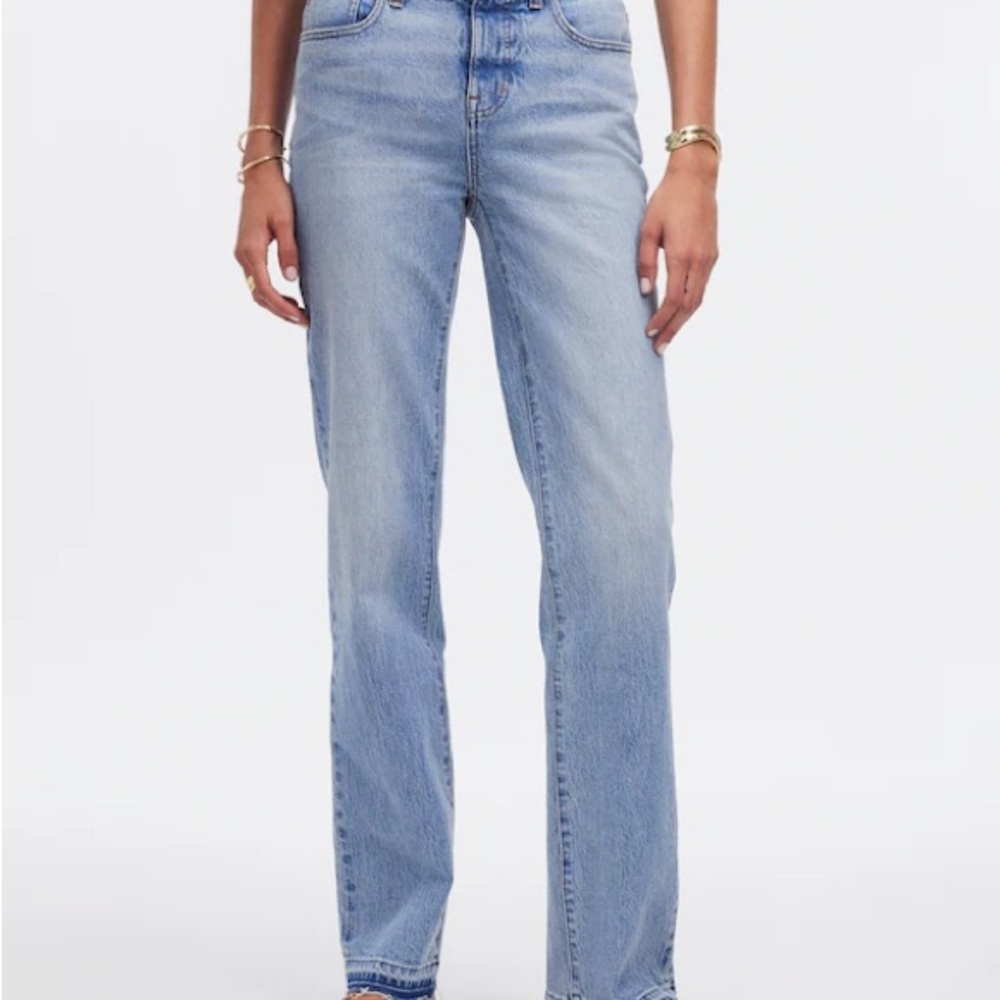 Madewell Light Blue Straight Leg Jeans